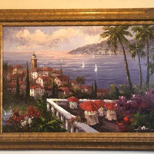Original Antonio Viccaro Oil Painting (Large)
